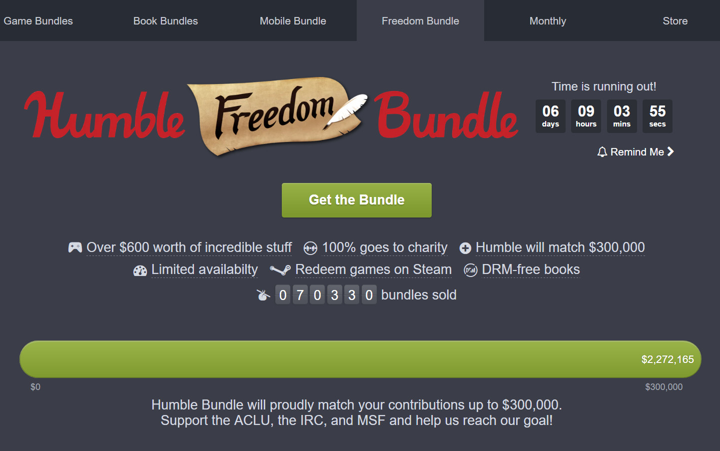 Humble Freedom Bundle Might Be the Largest Bundle Yet eTeknix