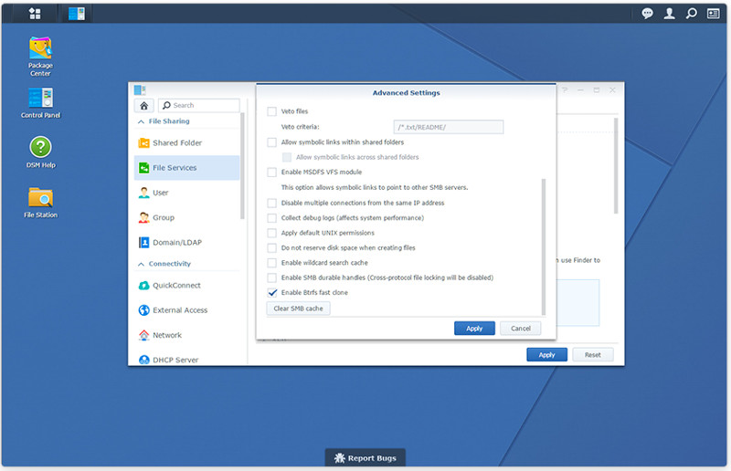 synology cloud station backup force resync