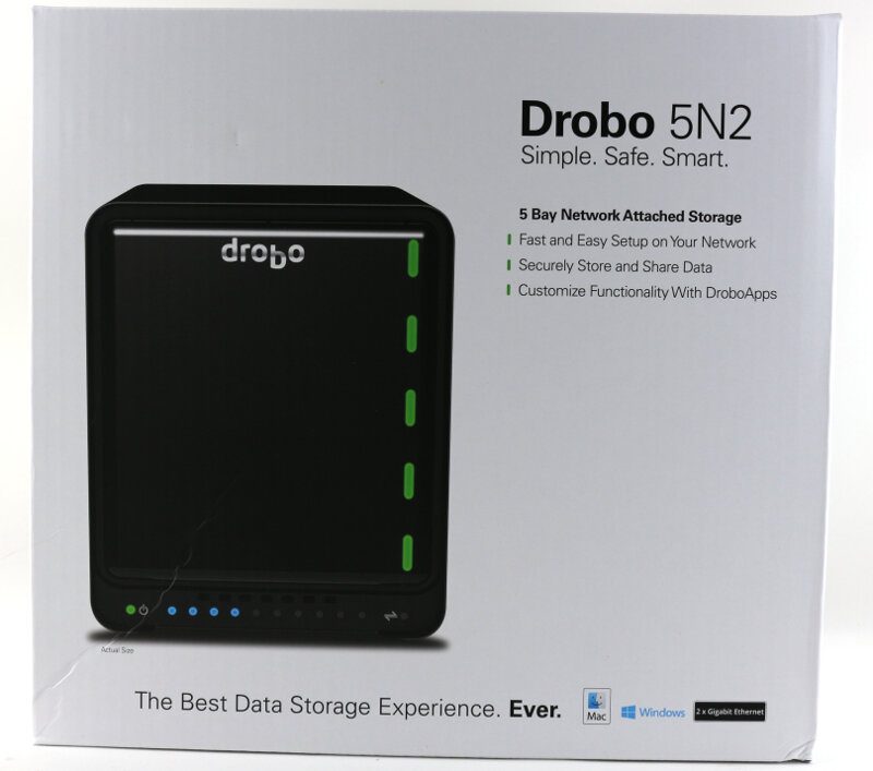 Drobo 5N2 Photo box front