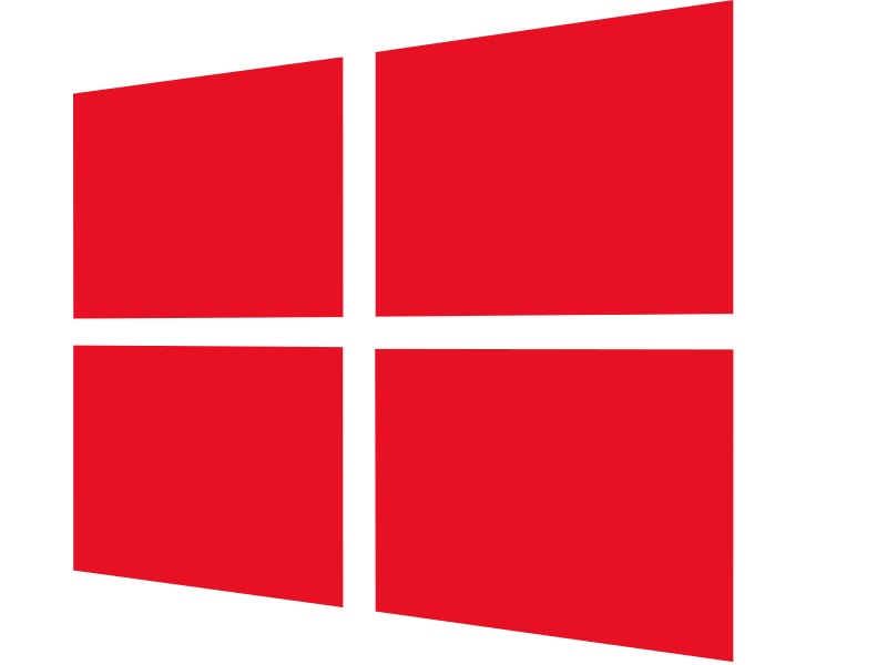 Windows 10 Microsoft China Red