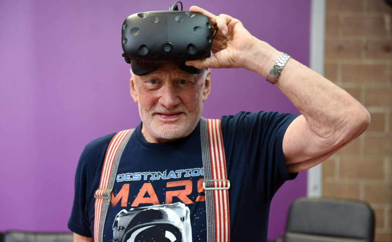 Buzz Aldrin Hosts Cycling Pathways to Mars VR Experience