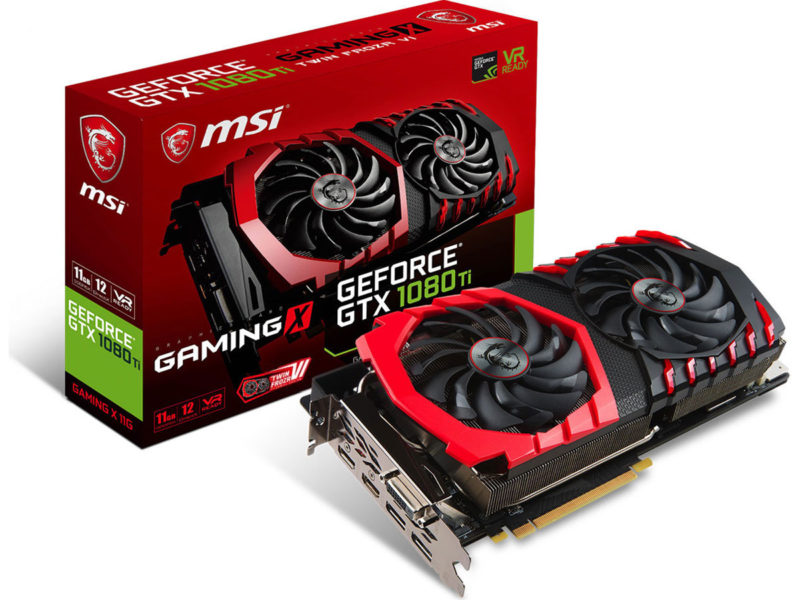 MSI Shows Off Custom Cooler and PCB of Upcoming GTX 1080 Ti Gaming X Video Card