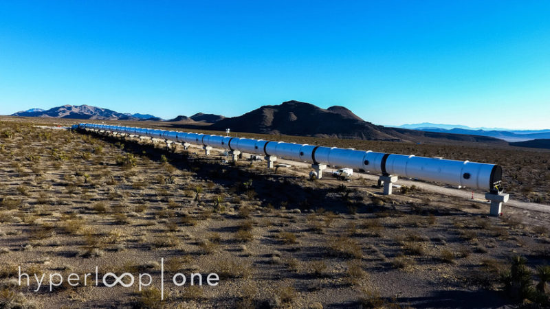 Hyperloop One Reveals First Test Track in Nevada Desert