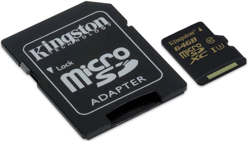 kingston Gold microSD UHS I C3 SDCG 64GB 2