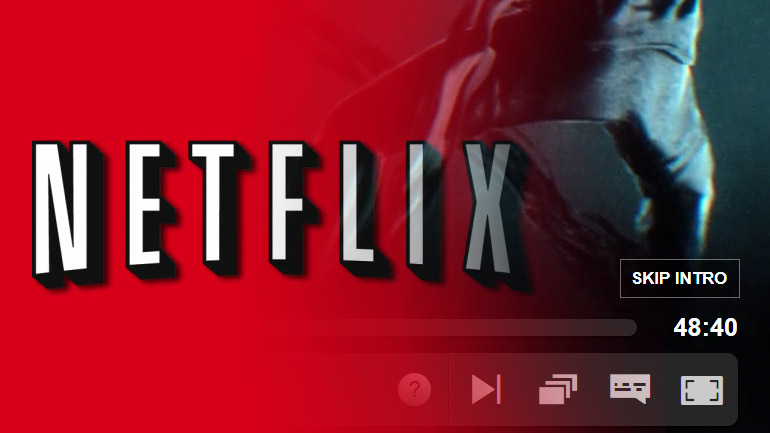 NetFlix Adds Skip Intro Function to TV Series Opening Credits