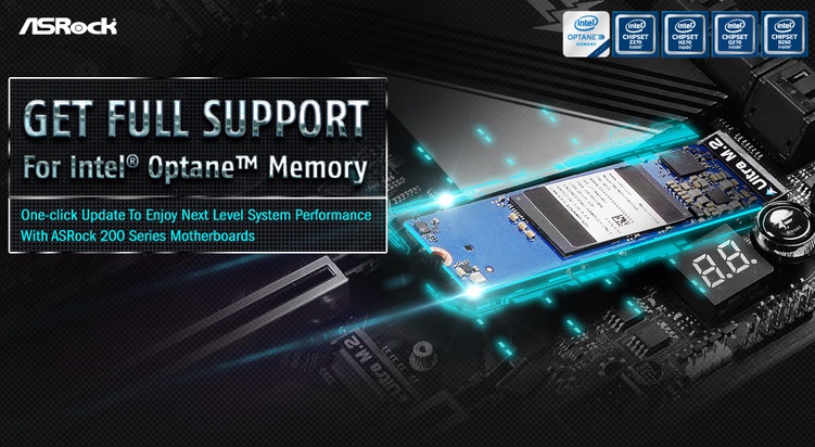 ASRock Rolls Out Intel Optane Support via BIOS Updates for 200 Series Mobos
