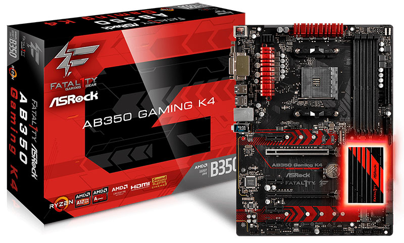 Asrock Fatal1ty Ab350 Gaming K4 Am4 Motherboard Review Eteknix