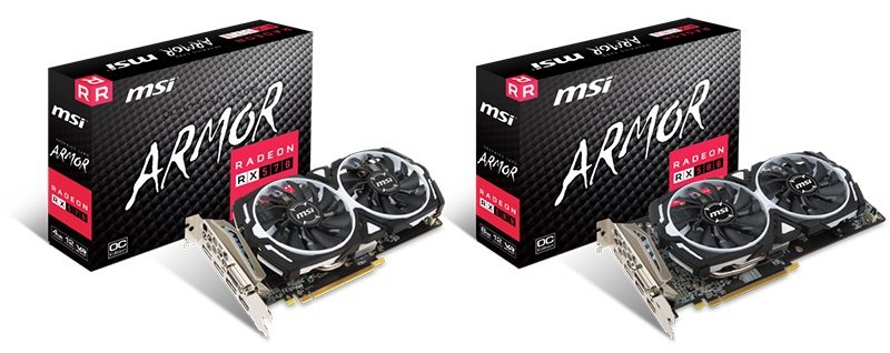 MSI Releases Fifteen Different Radeon RX 500 Series Graphics Cards