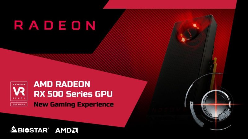 Biostar Releases AMD Radeon RX 580 and RX 570 Video Cards