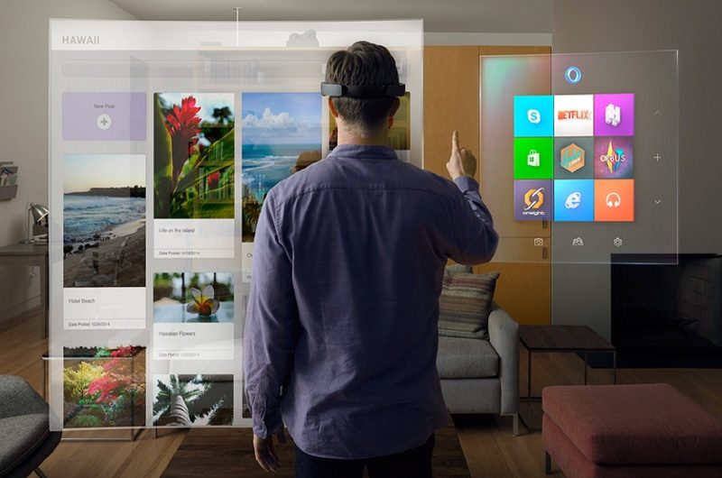 NetFlix Building App for Microsoft HoloLens Augmented Reality Headset
