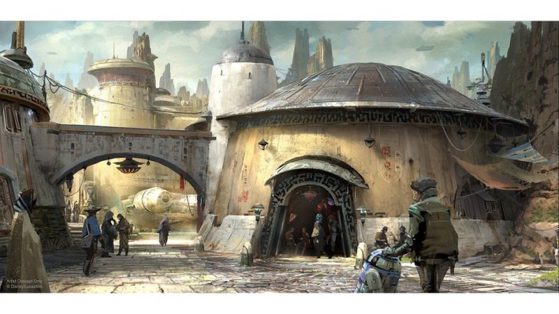 Disney and LucasFilm Collaborate to Bring Star Wars Land Theme Park to Life