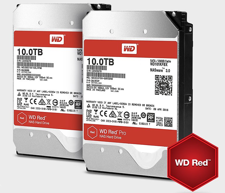 barriere underordnet obligat Western Digital Introduces WD RED and RED PRO 10TB Drives | eTeknix