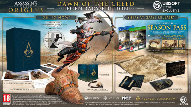 Assassin's Creed Dawn of the Creed Legendary Edition