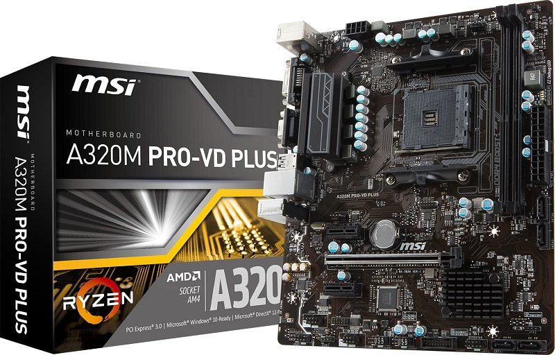 MSI Expands Pro Series with B350 and A320 Chipset Mobos