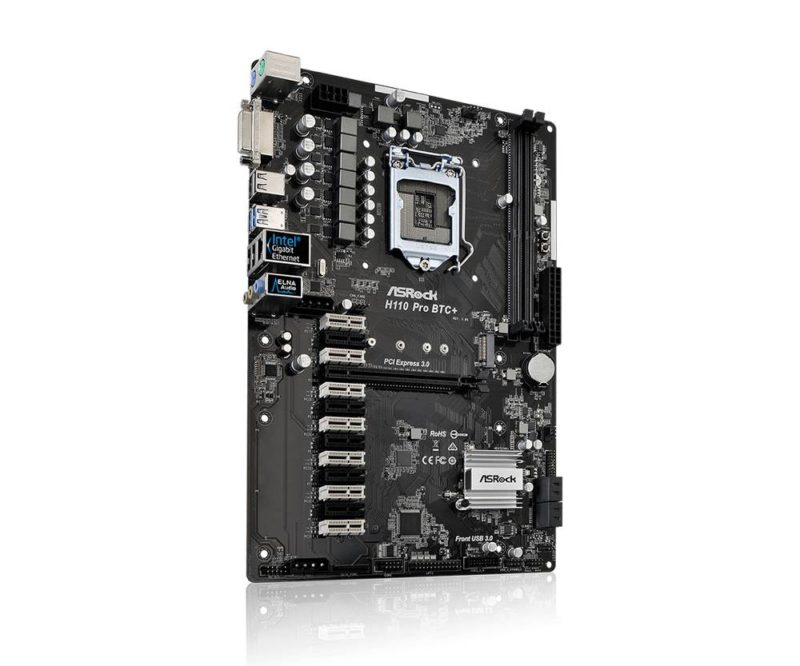 ASRock Joins in the Mining Mania with H110 Pro BTC+ Motherboard