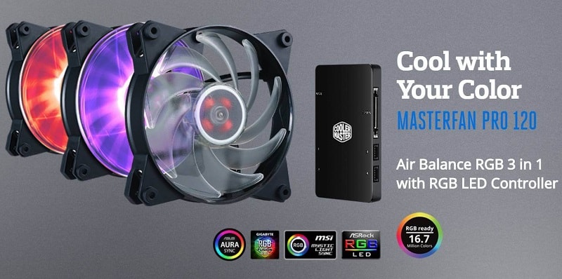 Cooler Master Masterfan Pro Rgb Fans And Controller Review Eteknix