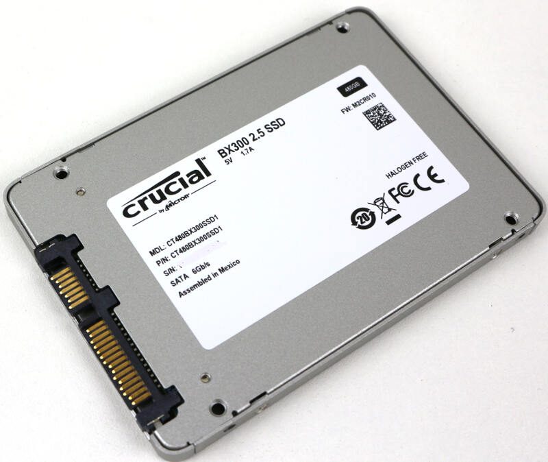 Crucial BX300 480GB Photo view back