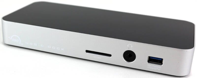 OWC USB-C Dock Photo view front angle right
