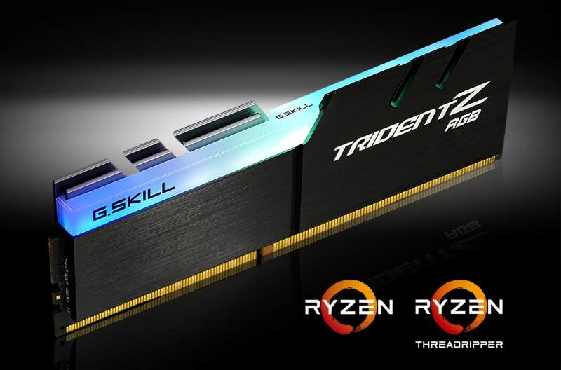 G.SKILL Trident Z RGB DDR4 Kits Now Compatible with AMD