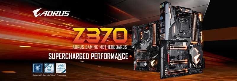 GIGABYTE Announces Z370 Motherboard Lineup