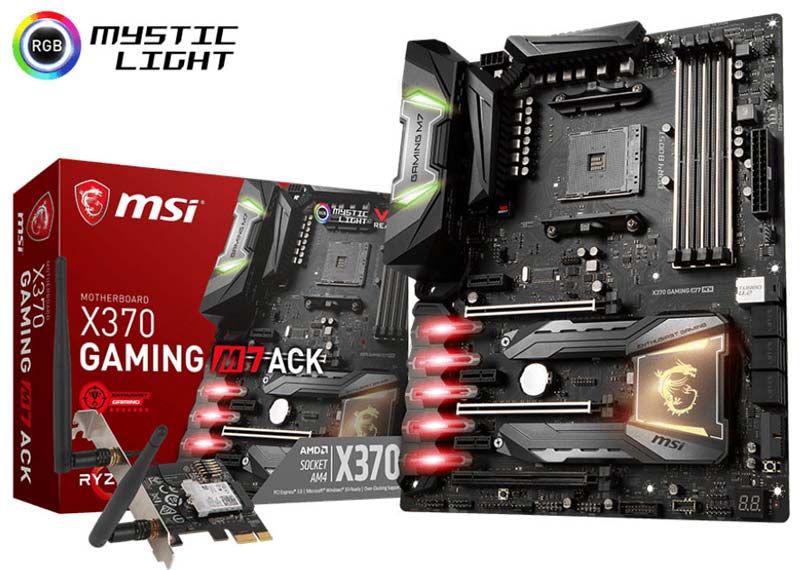 MSI Announce X370 Gaming M7 ACK Motherboards | eTeknix