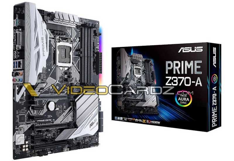 Photos of ASUS Z370 Motherboard Line Leaked
