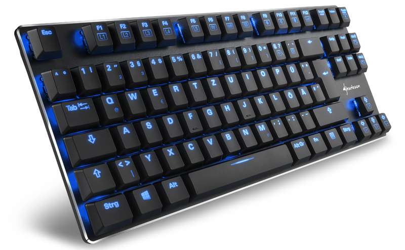 Sharkoon Releases PureWriter TKL Flat Mechanical Keyboard | eTeknix