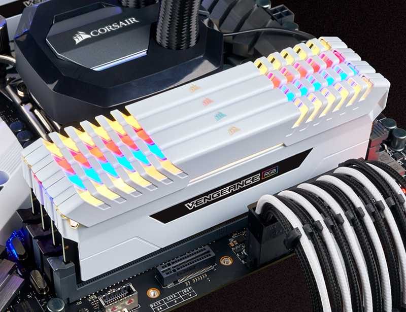 Corsair Announces Vengeance RGB DDR4 in White
