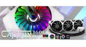 Deepcool Launches Captain 360 EX White RGB AIO Cooler