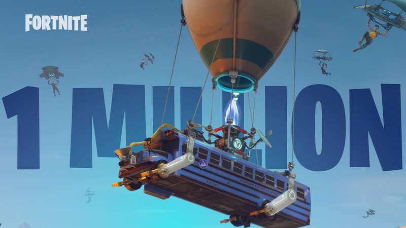 Fortnite Battle Royale Draws One Million Players On Launch Day | ETeknix