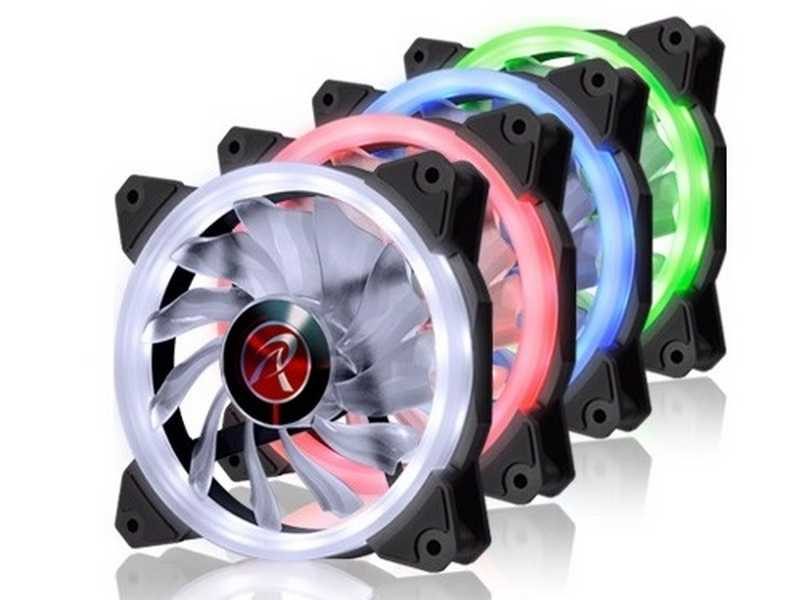 Raijintek Introduces Iris 12 Rainbow RGB Fan Series