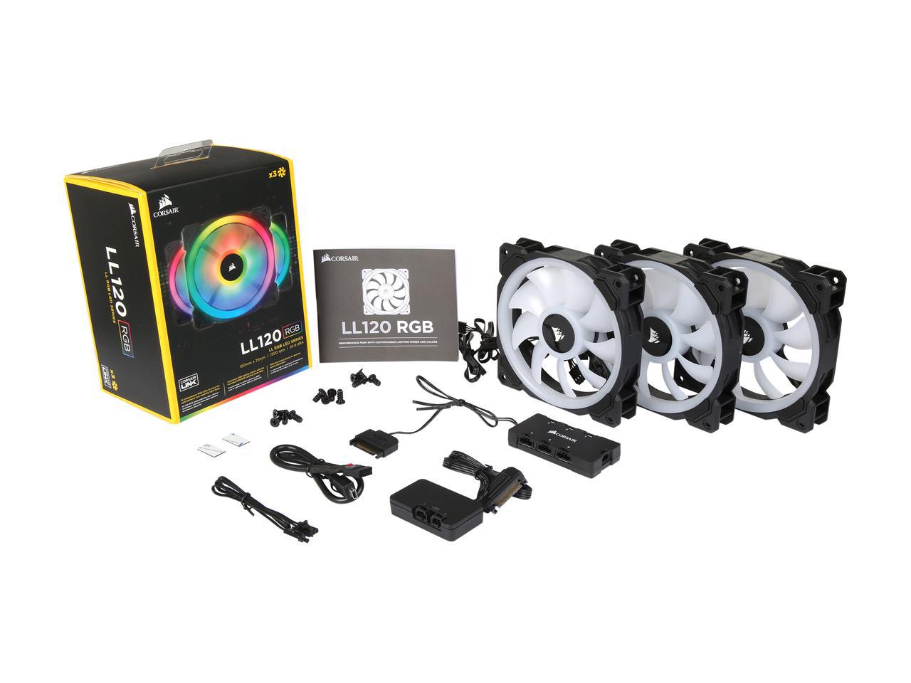 Corsair LL Series LED Fans Available |