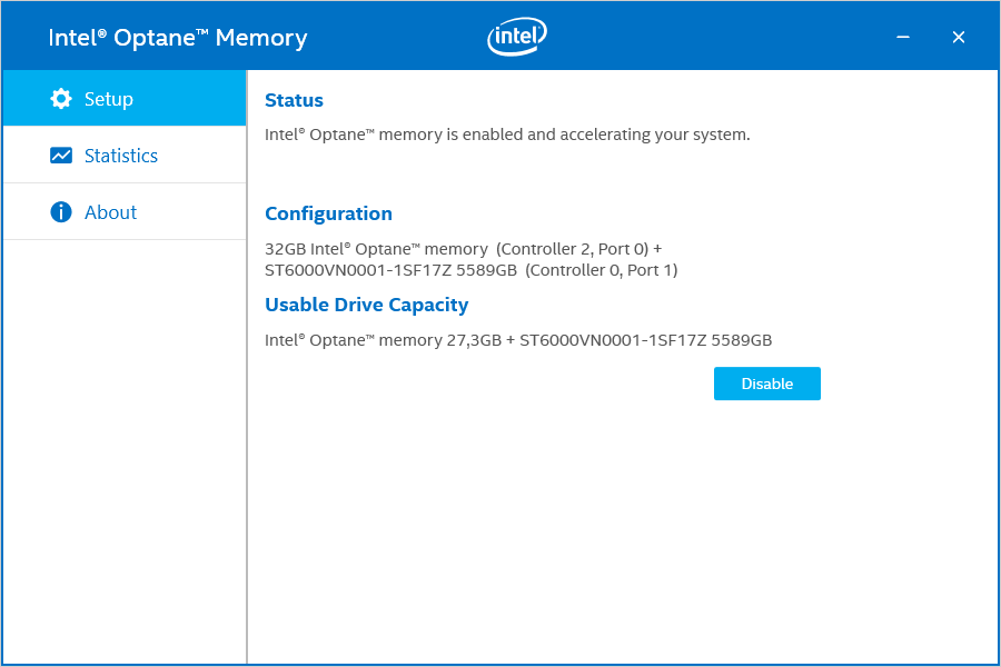 Оптейн Интел 32 ГБ. Intel me Subsystem configuration.