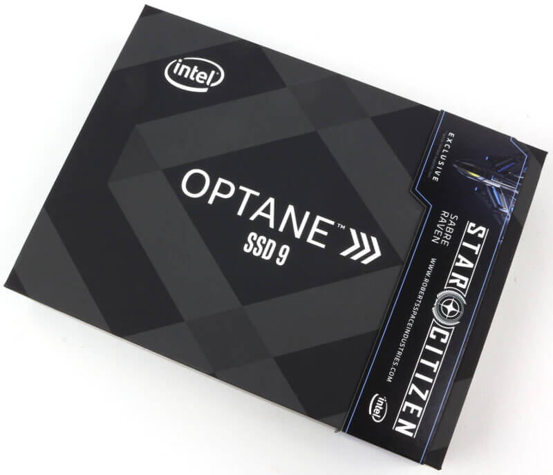 Intel 900p Optane 280GB Photo box angle