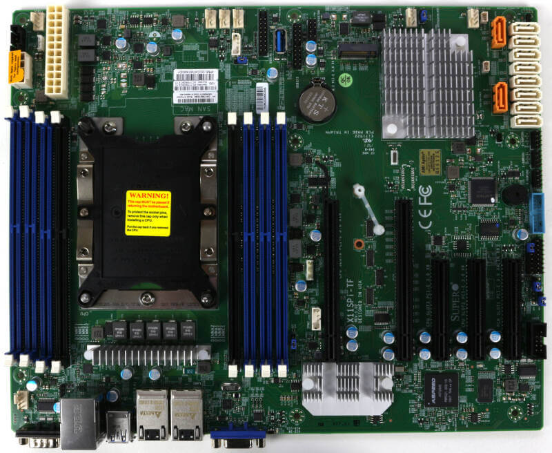 Supermicro X11SPi-TF Photo view top