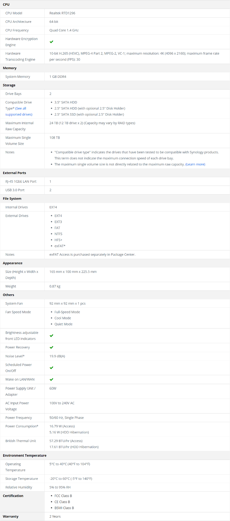 plex media server synology ds211 not compatible