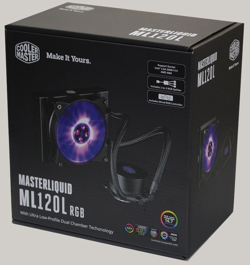 Cooler Master Masterliquid ML120L RGB AIO Cooler Review | eTeknix