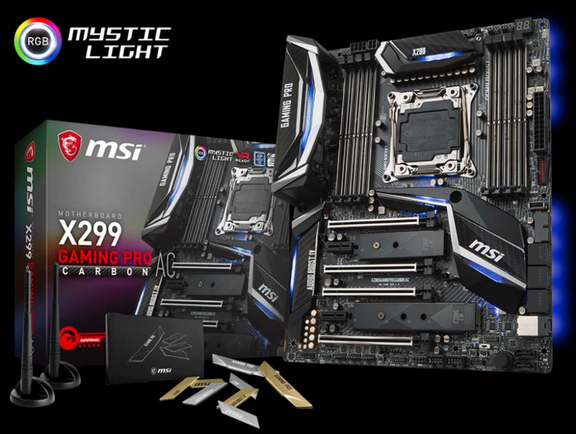 MSI X299M Gaming Pro Carbon AC Motherboard Review | eTeknix