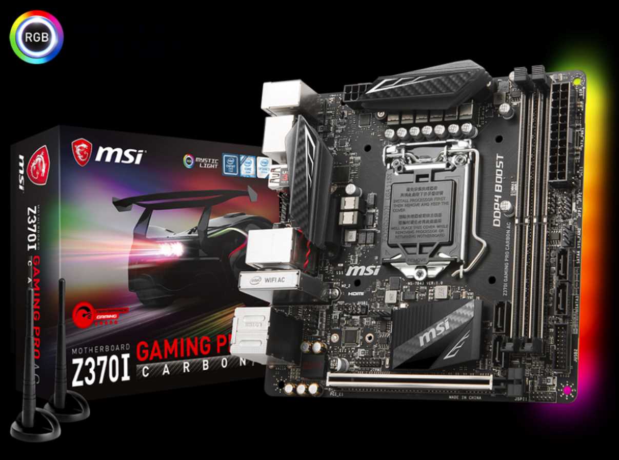 snatch Omkostningsprocent vokal MSI Z370I Gaming Pro Carbon Mini-ITX Motherboard Review | eTeknix