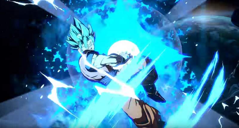 Dragon Ball Avatar [Dragon Ball FighterZ] Son Goku SSJ God Blue Chibi