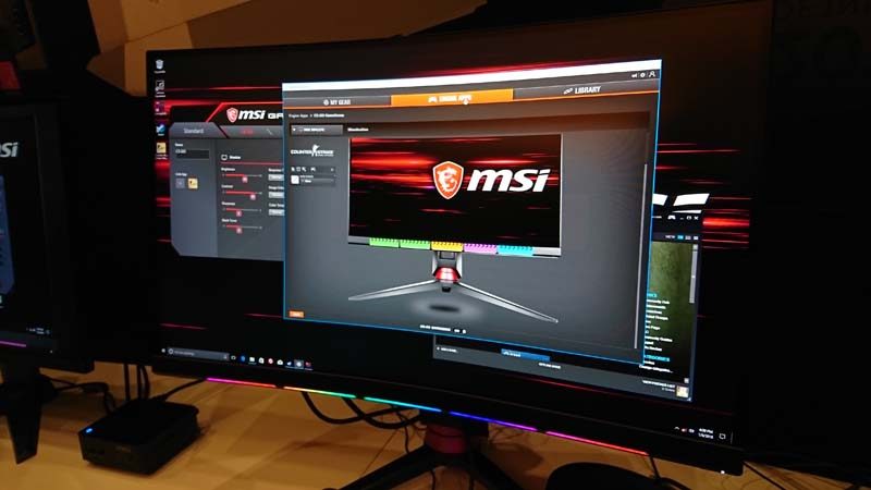 MSI and Steelseries Add More RGB Lights to Monitors at CES 2018