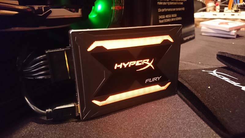HyperX Introduces RGB SSD at 2018 | eTeknix