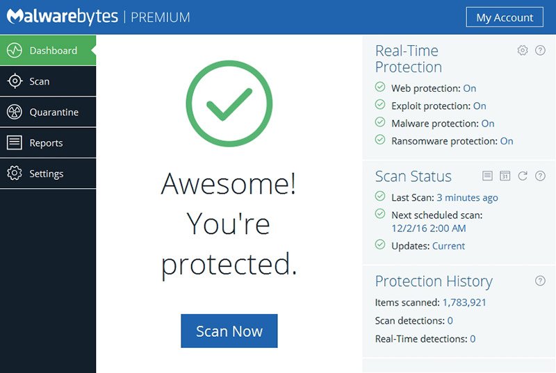 malwarebytes update