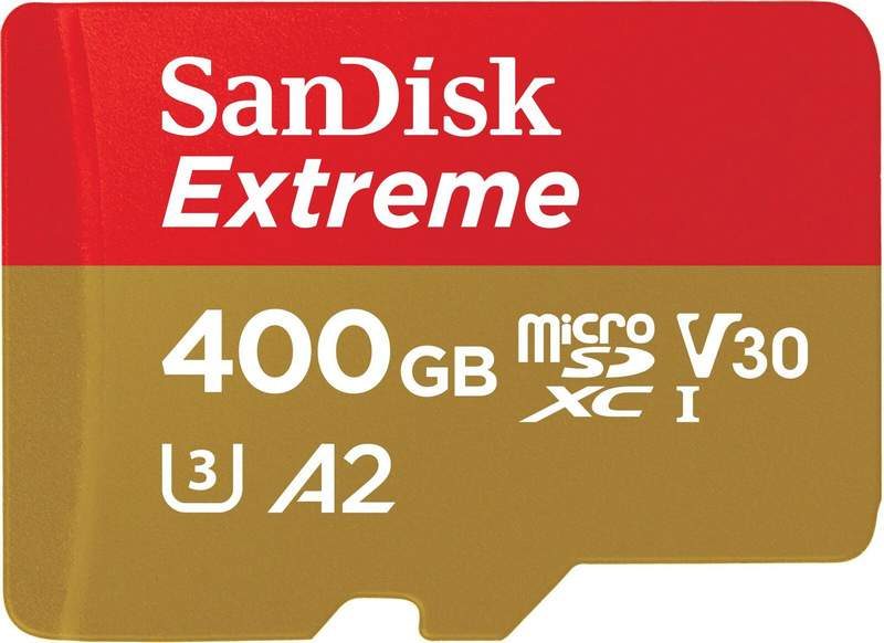 Faster SanDisk Extreme 400GB microSDXC Card Launched
