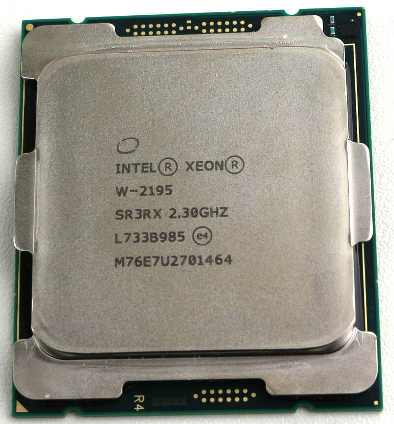 Intel Xeon W-2195 Photo view top