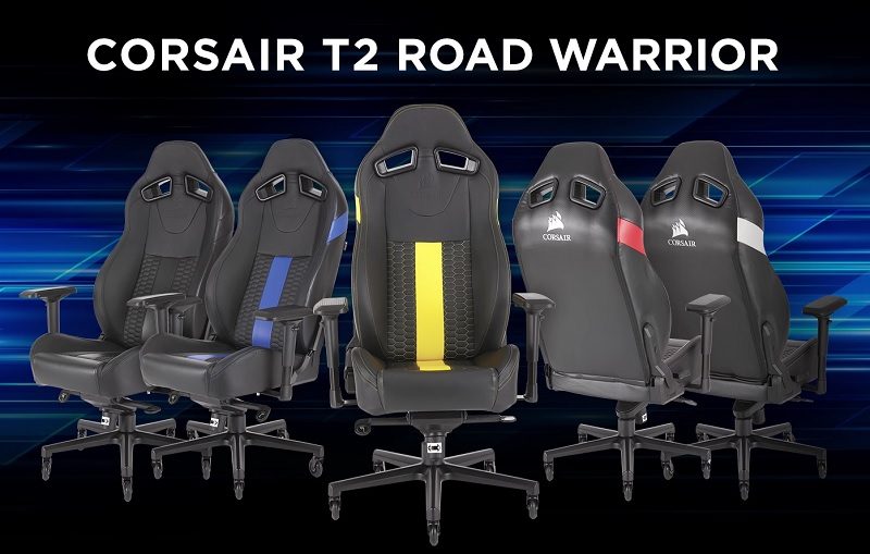 Corsair Reveals T2 Road Warrior Gaming Chair | eTeknix