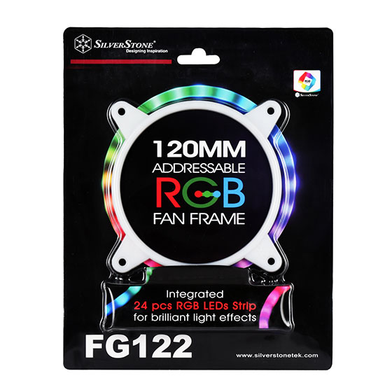 Silverstone Introduces FG122 and FG142 RGB LED Fan Frames