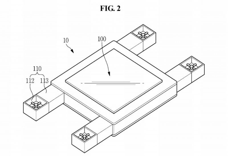 Samsung Patents Personal Flying Display Device