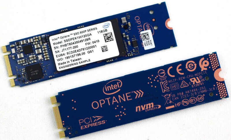 室外 Intel Optane SSD 800p 118GB M.2 NVMe | phemida.ru