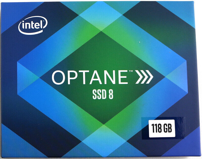 Intel Optane SSD 800P 58GB Photo box front